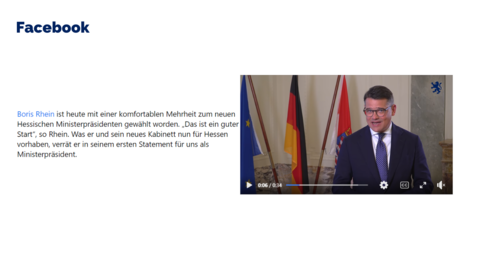 Facebook-Post vom 31. Mai 2022