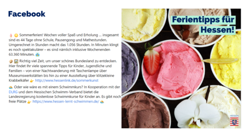 Facebook-Post vom 07.08.2022