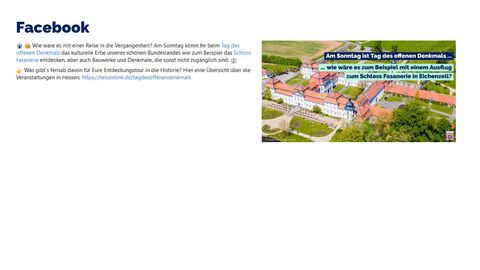 Facebook-Post vom 09. September 2022