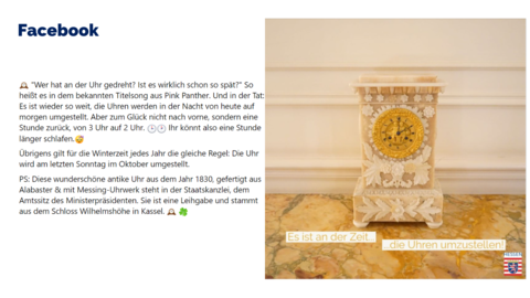 Facebook-Post von Samstag, 29. Oktober 2022 um 08:00