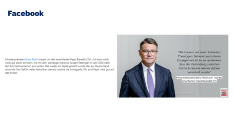 Facebook-Post von Samstag, 31. Dezember 2022