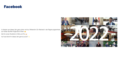 Facebook-Post von Samstag, 31. Dezember 2022