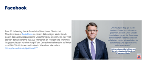 Facebook-Post vom 19.04.2023