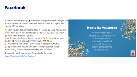 Facebook-Post vom 14.05.2023