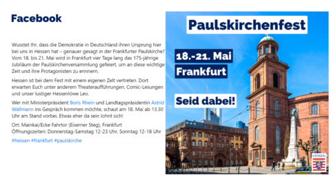 Facebook-Post vom 16.05.2023