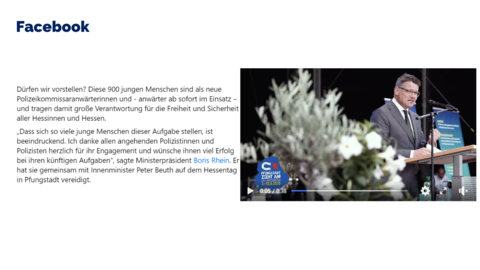 Facebook-Post vom 05. Juni 2023
