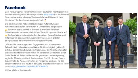 Facebook-Post vom 08. Juni 2023