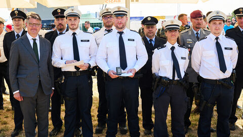 Auszeichnungsappell des Ministerpräsidenten 