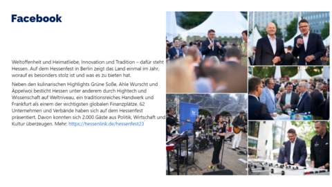 Facebook-Post vom 06. Juli 2023