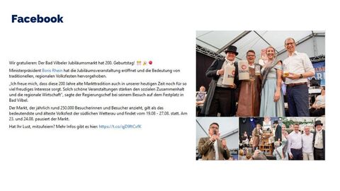 Facebook-Post vom 21. August 2023 Facebook-Post vom 21. August 2023
