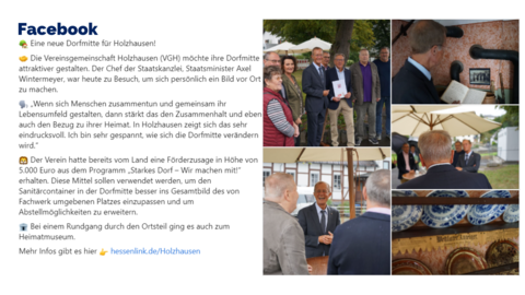 Facebook-Post vom 31. August 2023