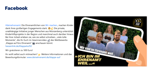 Facebook-Post vom 08. Oktober 2023