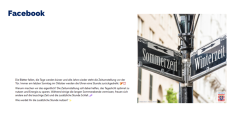 Facebook-Post vom 28. Oktober 2023