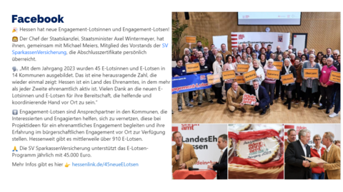 Facebook-Post vom 21. November 2023