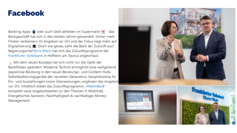 Facebook-Post vom 10. Mai 2024