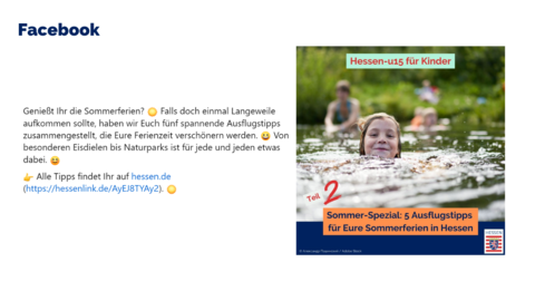 Facebook-Post vom 26. Juli 2024