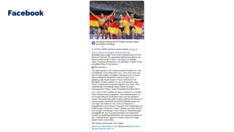 Facebook-Post vom 09. August 2024