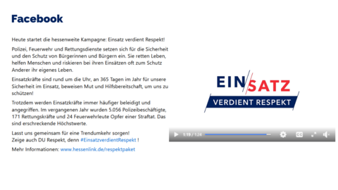 Facebook-Post vom 5. September 2024