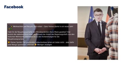 Facebook-Post von Donnerstag, 2. Januar 2025