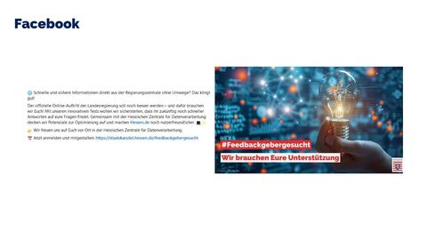 Facebook-Post vom 10.01.2025