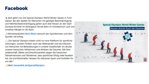 Facebook-Post vom 08.März 2025