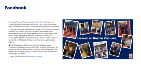 Facebook Post vom 02. Dezember 2024