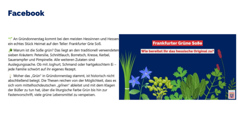 Facebook-Post vom 17. April 2025