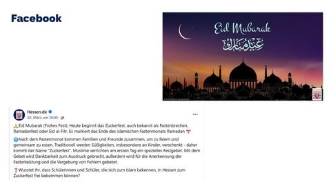 Facebook-Post vom 30. März 2025