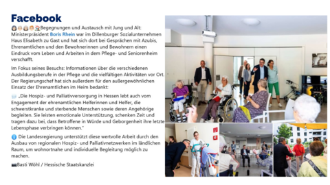 Facebook-Post vom 8. August 2025