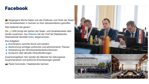 Facebook-Post vom 16. September 2025