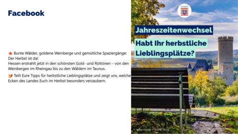 Facebook Post vom 22. September 2025